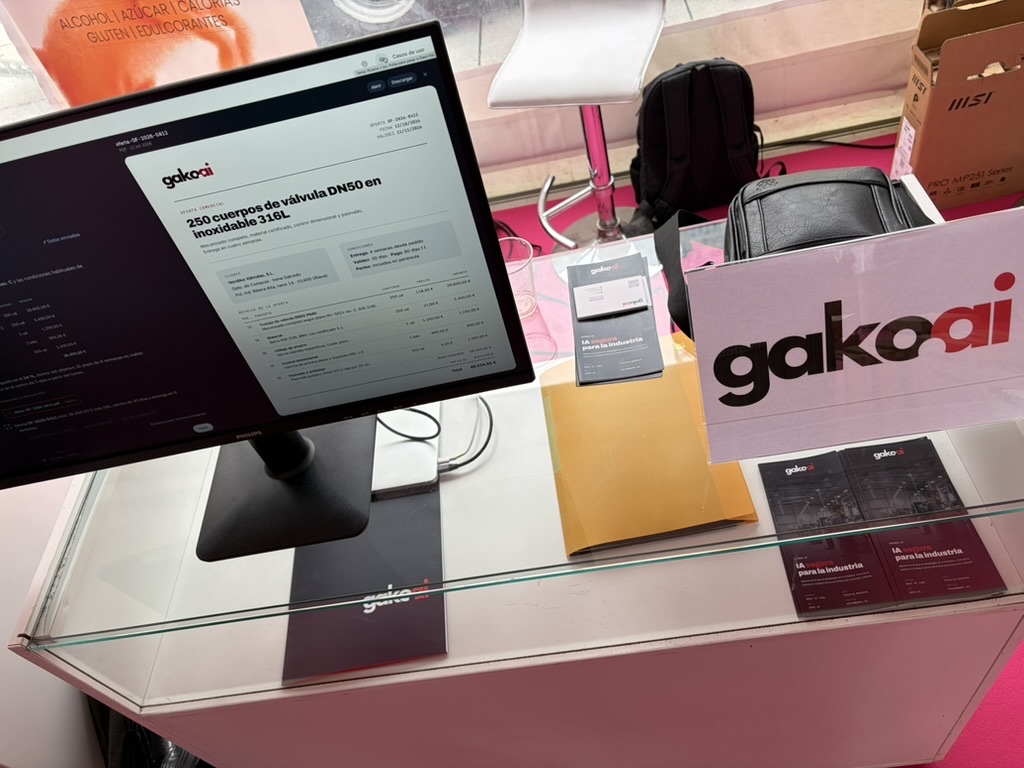 Stand de Gako AI en el Made in Araba Day, 17 de octubre.